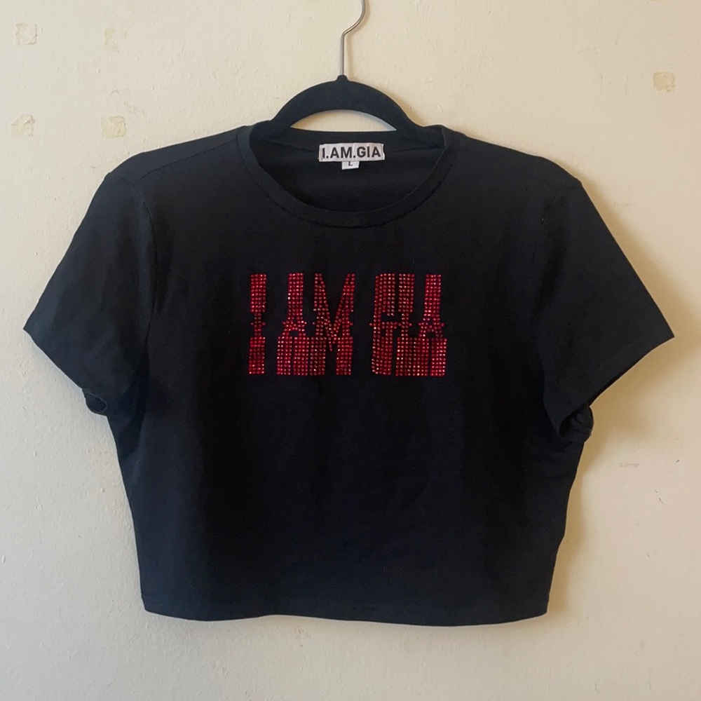 I Am Gia Logo Baby Tee